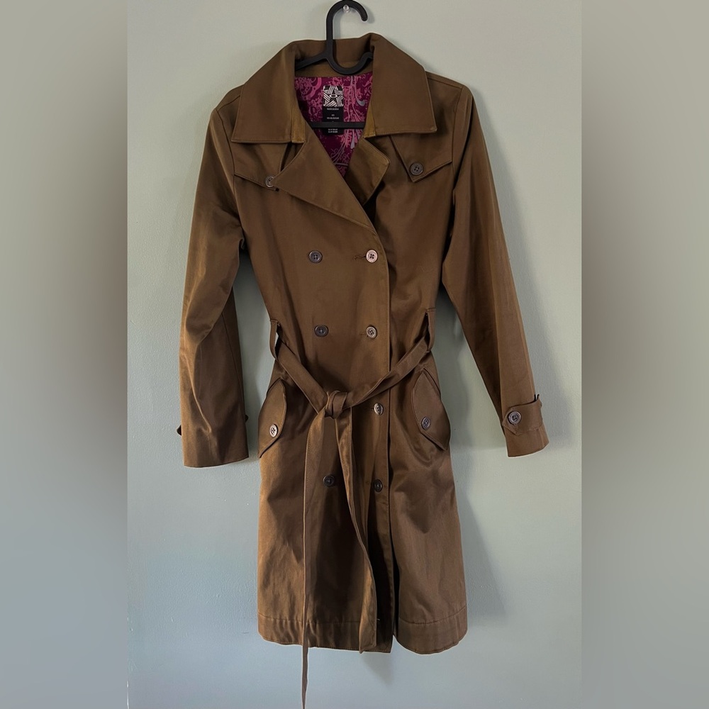 Olive Green Oakley Trench Coat